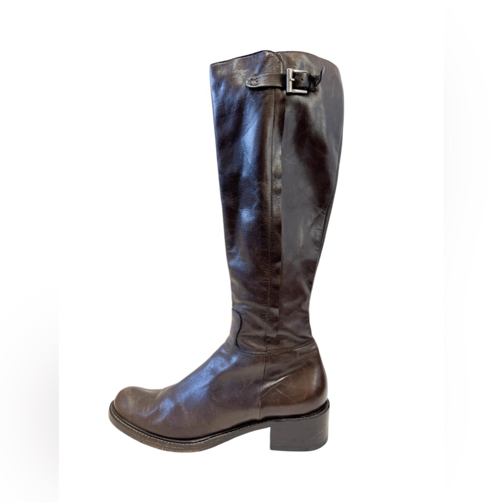 Roberto Del Carlo brown knee boots